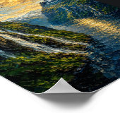 Norway: Majestic Fjord Sunset Art Souvenir ポスター (角)