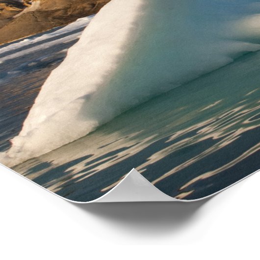 Norway, Svalbard, Spitsbergen Island, Setting ポスター (角)