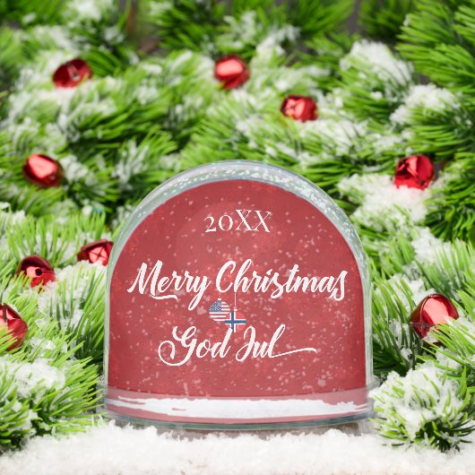 Norwegian American Merry Christmas God Jul (クリスマス)