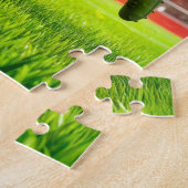 Norwegian cod versus Senegal thieboudienne fish so ジグソーパズル (側面)