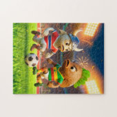 Norwegian cod versus Senegal thieboudienne fish so ジグソーパズル (横)