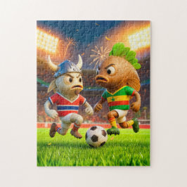 Norwegian cod versus Senegal thieboudienne fish so ジグソーパズル