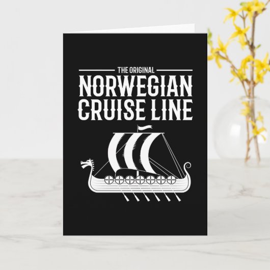 Norwegian Cruise Line Vikings Nordic カード (黄色い花)