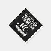 Norwegian Cruise Line Vikings Nordic スタンダードカクテルナプキン (角)