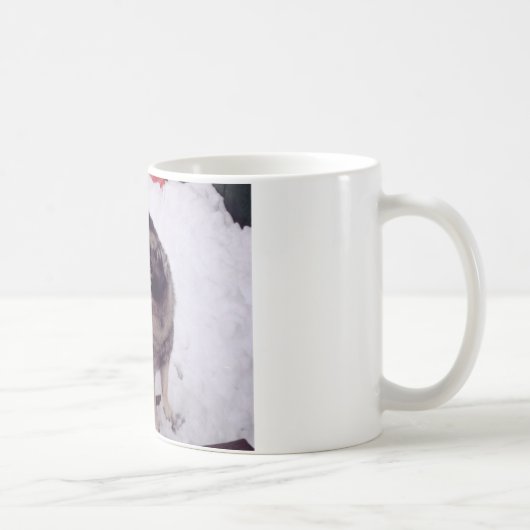 Norwegian_Elkhound_full 2 コーヒーマグカップ (右)