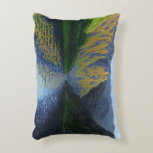 Norwegian fjord approaching sunset アクセントクッション (正面(垂直))