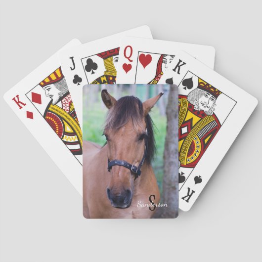 Norwegian Fjord Horse Playing cards トランプ (裏面)