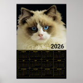 Norwegian Forest Cat – 2026 Wall Calendar Design ポスター (正面)