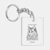 Norwegian Forest Portrait キーホルダー (正面左)