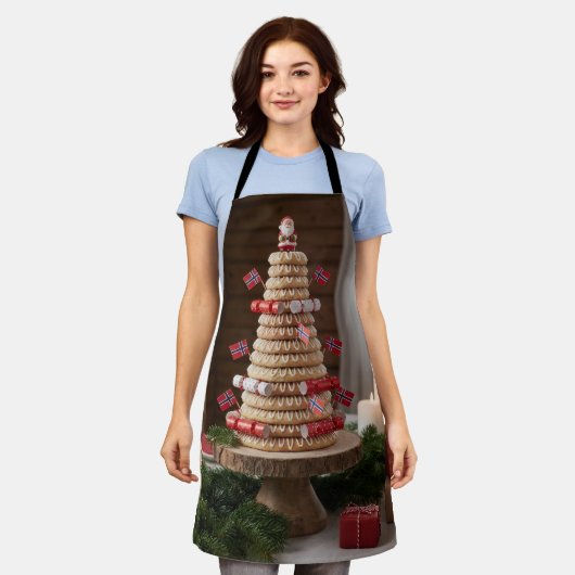 Norwegian Kransekake, Apron エプロン (着用した状態)