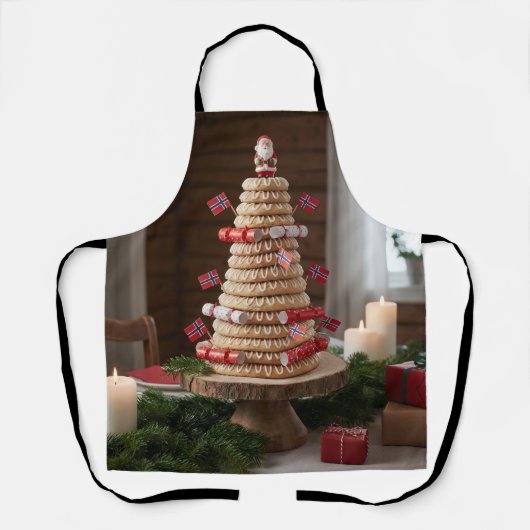 Norwegian Kransekake, Apron エプロン (正面)