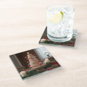 Norwegian Kransekake, Glass Coaster ガラスコースター (アングル)