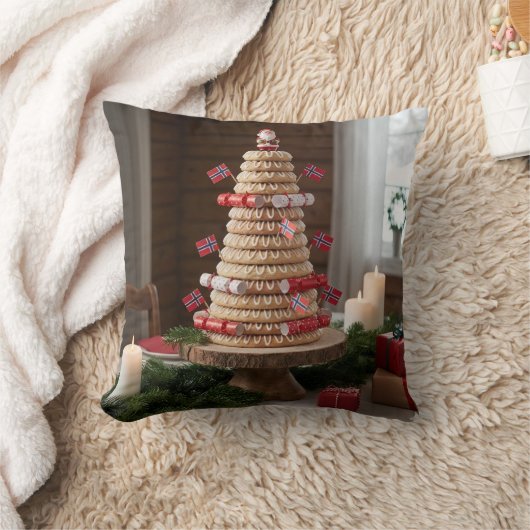 Norwegian Kransekake, Pillow クッション (ブランケット)