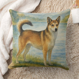 Norwegian Lundehund クッション