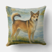 Norwegian Lundehund クッション (裏面)