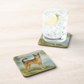 Norwegian Lundehund コースター (右側)