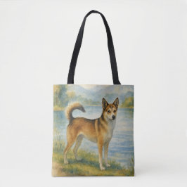 Norwegian Lundehund トートバッグ