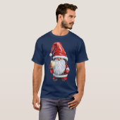 Norwegian Nisse Gnome Gonk Holding A Glass Of Egg  Tシャツ (正面フル)