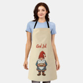 Norwegian Nisse God Jul Christmas Apron エプロン (着用した状態)