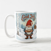 Norwegian Nisse God Jul Christmas Coffee Mug コーヒーマグカップ (左)