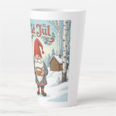 Norwegian Nisse God Jul Christmas Latte Mug カフェラテマグ (正面)