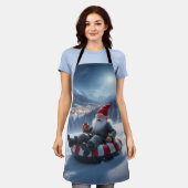 Norwegian Nisse Sledding, Apron エプロン (着用した状態)