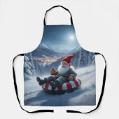 Norwegian Nisse Sledding, Apron エプロン (正面)