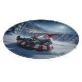 Norwegian Nisse Sledding, Cutting Board カッティングボード (角)