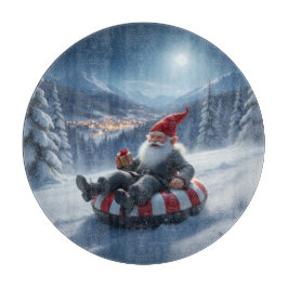 Norwegian Nisse Sledding, Cutting Board カッティングボード