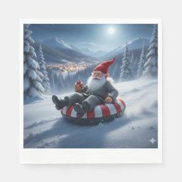 Norwegian Nisse Sledding, Napkins スタンダードランチョンナプキン