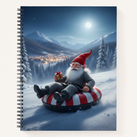Norwegian Nisse Sledding, Notebook ノートブック (正面)