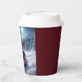 Norwegian Nisse Sledding, Paper Cups 紙コップ (左)