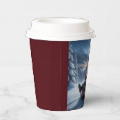 Norwegian Nisse Sledding, Paper Cups 紙コップ (右)