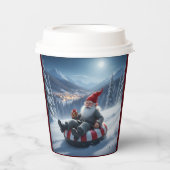 Norwegian Nisse Sledding, Paper Cups 紙コップ (正面)