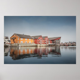 Norwegian Painted Houses ポスター