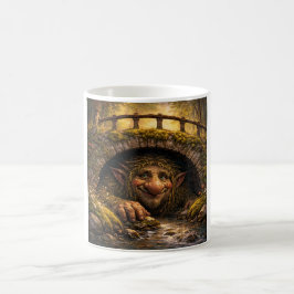 Norwegian Troll Hiding Under Bridge, Coffee Mug コーヒーマグカップ