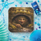 Norwegian Troll Hiding Under Bridge, Paper Plates ペーパープレート (パーティー)