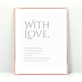 Norwich結婚のサインに感謝 ポスター