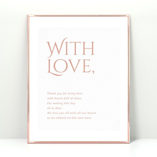 Norwich結婚のサインに感謝 ポスター