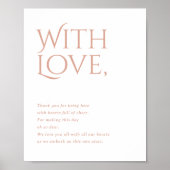 Norwich結婚のサインに感謝 ポスター (正面)