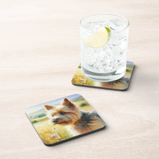 Norwich Terrier コースター (右側)