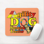 Norwich_Terrier_Agility マウスパッド (マウス)