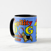 Norwich_Terrier_Agility マグカップ (正面左)