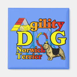 Norwich_Terrier_Agility マグネット