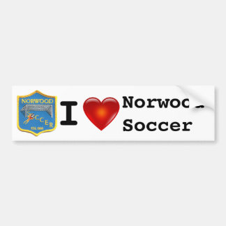 Norwoodのサッカーのバンパーステッカー バンパーステッカー