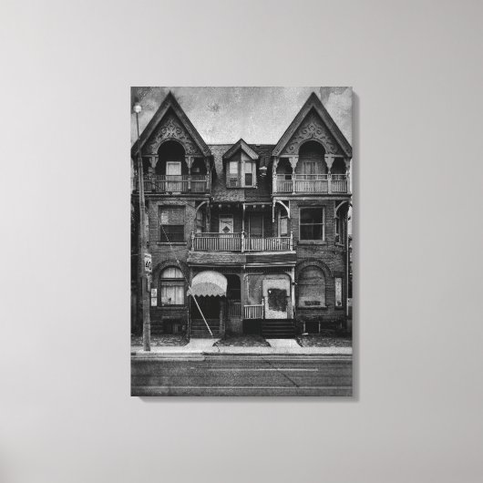 Nos 9 - 11 Spadina Road 3 Old Film Version キャンバスプリント (正面)