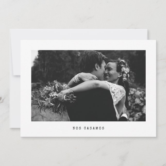 Nos Casamos - foto boda anuncio スペインの (正面)