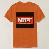 NOS Nitrous Oxide Systems Sticker Mask  Tシャツ (デザイン正面)
