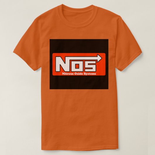 NOS Nitrous Oxide Systems Sticker Mask  Tシャツ (デザイン正面)