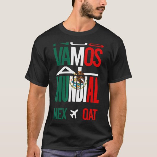 Nos Vamos Al Mundial Mexico 2022メキシコプライド Tシャツ (正面)